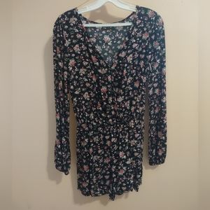 Black floral jumper